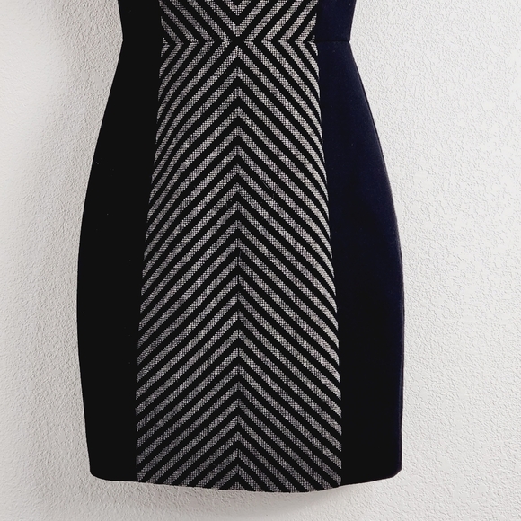 J.CREW Black & Gray Wool Work Business Dress Size: 0P - Picture 4 of 10